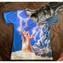 고양이 침공 티셔츠